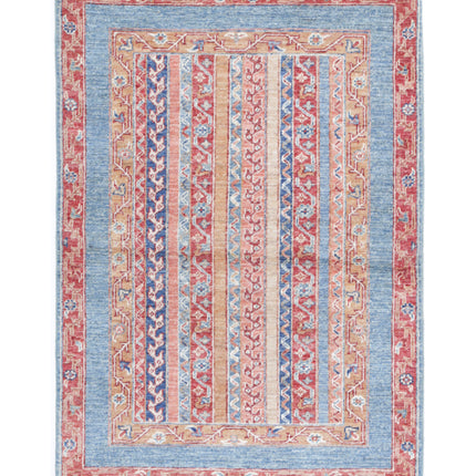 Shaal 2' 8" X 3' 11" Hand Knotted Wool Rug 2' 8" X 3' 11" (81 X 119) / Multi / Wool