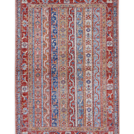 Shaal 2' 8" X 3' 11" Hand Knotted Wool Rug 2' 8" X 3' 11" (81 X 119) / Multi / Wool