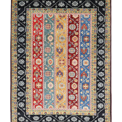 Shaal 5' 1" X 6' 11" Hand Knotted Wool Rug 5' 1" X 6' 11" (155 X 211) / Multi / Wool