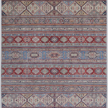 Shaal 7' 10" X 9' 2" Hand Knotted Wool Rug 7' 10" X 9' 2" (239 X 280) / Multi / Wool