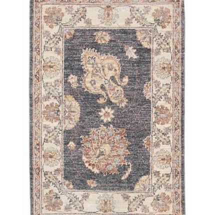 Sultanabad 2' 1" X 3' 5" Hand Knotted Wool Rug 2' 1" X 3' 5" (63 X 104) / Grey / Wool