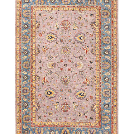 Sultanabad 6' 10" X 9' 11" Hand Knotted Wool Rug 6' 10" X 9' 11" (208 X 302) / Grey / Wool