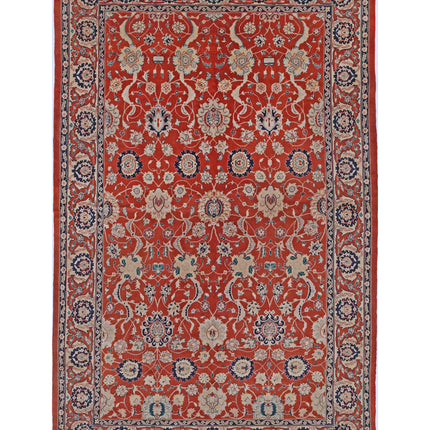 Tabriz 5' 8" X 8' 10" Hand Knotted Wool Rug 5' 8" X 8' 10" (173 X 269) / Red / Wool
