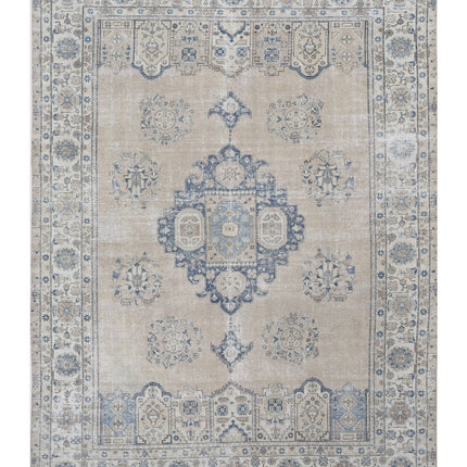 Tabriz 9' 8" X 13' 1" Hand Knotted Wool Rug 9' 8" X 13' 1" (295 X 399) / Taupe / Wool