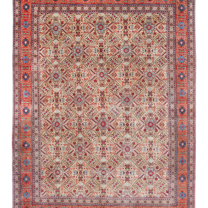 Tabriz 9' 8" X 11' 10" Hand Knotted Wool Rug 9' 8" X 11' 10" (295 X 361) / Beige / Wool