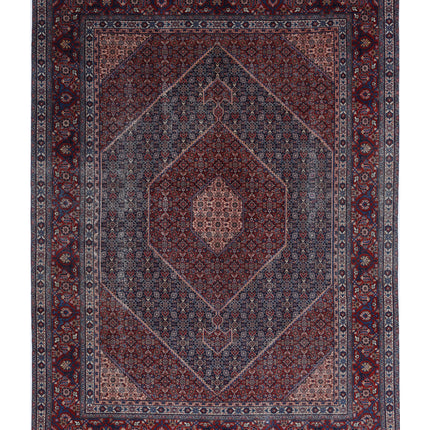 Tabriz 9' 0" X 12' 4" Hand Knotted Wool Rug 9' 0" X 12' 4" (274 X 376) / Blue / Wool
