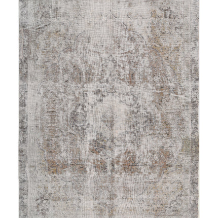 Tabriz 6' 11" X 10' 1" Hand Knotted Wool Rug 6' 11" X 10' 1" (211 X 307) / Ivory / Wool