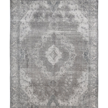 Tabriz 8' 5" X 12' 3" Hand Knotted Wool Rug 8' 5" X 12' 3" (257 X 373) / Grey / Wool