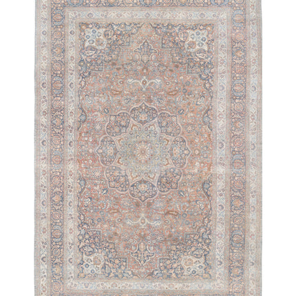 Tabriz 7' 10" X 11' 8" Hand Knotted Wool Rug 7' 10" X 11' 8" (239 X 356) / Rust / Wool