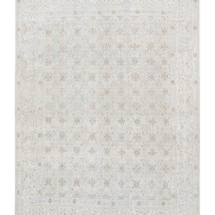 Tabriz 8' 9" X 12' 1" Hand Knotted Wool Rug 8' 9" X 12' 1" (267 X 368) / Ivory / Wool