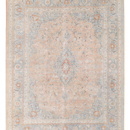 Tabriz 11' 2" X 14' 1" Hand Knotted Wool Rug 11' 2" X 14' 1" (340 X 429) / Taupe / Wool