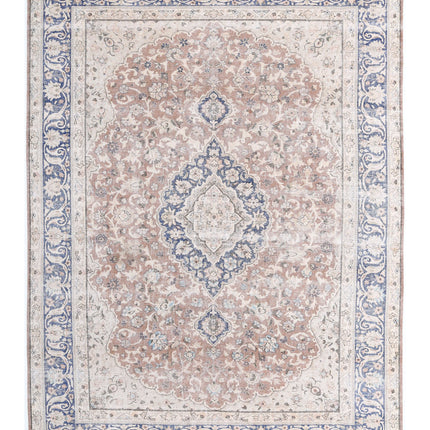 Vintage 9' 11" X 13' 3" Hand Knotted Wool Rug 9' 11" X 13' 3" (302 X 404) / Taupe / Wool