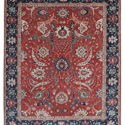 Ziegler 8' 11" X 11' 5" Hand Knotted Wool Rug 8' 11" X 11' 5" (272 X 348) / Red / Wool