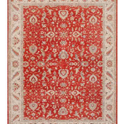 Ziegler 14' 1" X 18' 8" Hand Knotted Wool Rug 14' 1" X 18' 8" (429 X 569) / Red / Wool