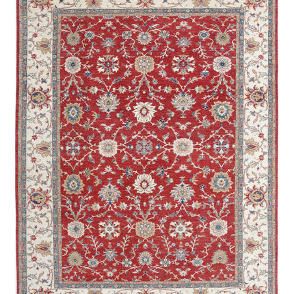 Ziegler 8' 2" X 11' 0" Hand Knotted Wool Rug 8' 2" X 11' 0" (249 X 335) / Red / Wool