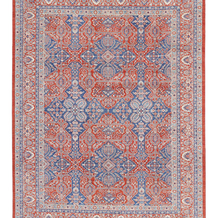 Ziegler 8' 9" X 11' 8" Hand Knotted Wool Rug 8' 9" X 11' 8" (267 X 356) / Red / Wool