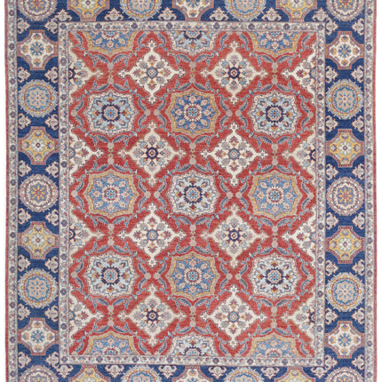 Ziegler 8' 1" X 9' 8" Hand Knotted Wool Rug 8' 1" X 9' 8" (246 X 295) / Red / Wool