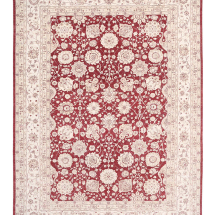 Ziegler 11' 10" X 15' 9" Hand Knotted Wool Rug 11' 10" X 15' 9" (361 X 480) / Red / Wool