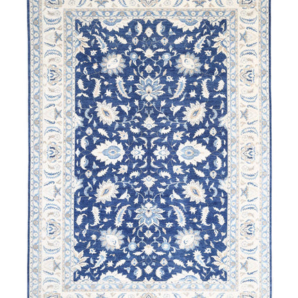 Ziegler 12' 11" X 19' 0" Hand Knotted Wool Rug 12' 11" X 19' 0" (394 X 579) / Blue / Wool