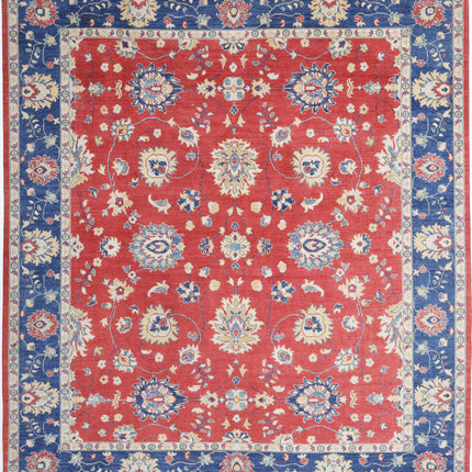 Ziegler 8' 4" X 9' 4" Hand Knotted Wool Rug 8' 4" X 9' 4" (254 X 284) / Red / Wool