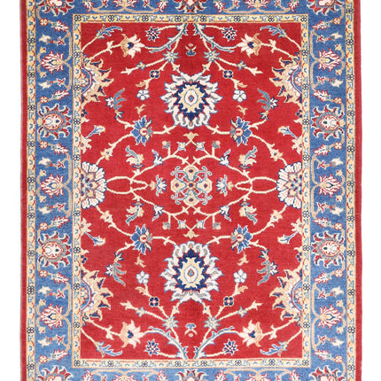 Ziegler 5' 1" X 6' 6" Hand Knotted Wool Rug 5' 1" X 6' 6" (155 X 198) / Red / Wool