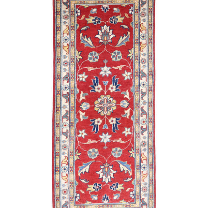 Ziegler 2' 5" X 6' 1" Hand Knotted Wool Rug 2' 5" X 6' 1" (74 X 185) / Red / Wool