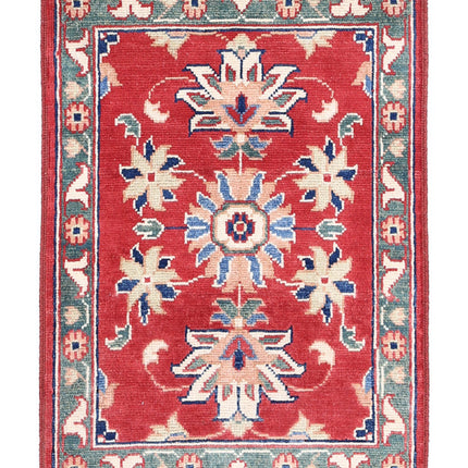 Ziegler 2' 0" X 2' 9" Hand Knotted Wool Rug 2' 0" X 2' 9" (61 X 84) / Red / Wool