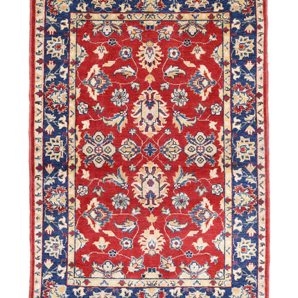 Ziegler 3' 10" X 5' 8" Hand Knotted Wool Rug 3' 10" X 5' 8" (117 X 173) / Red / Wool