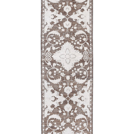 Ziegler 2' 5" X 7' 10" Hand Knotted Wool Rug 2' 5" X 7' 10" (74 X 239) / Brown / Wool