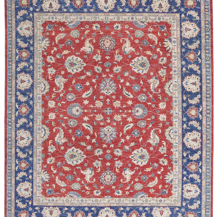 Ziegler 8' 4" X 10' 0" Hand Knotted Wool Rug 8' 4" X 10' 0" (254 X 305) / Red / Wool
