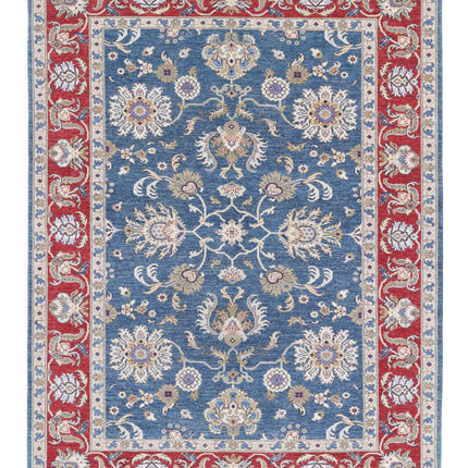 Ziegler 5' 6" X 8' 2" Hand Knotted Wool Rug 5' 6" X 8' 2" (168 X 249) / Red / Wool