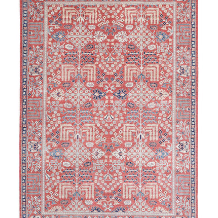 Ziegler 6' 0" X 8' 11" Hand Knotted Wool Rug 6' 0" X 8' 11" (183 X 272) / Red / Wool