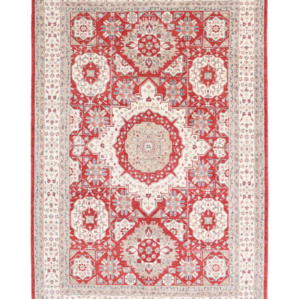 Ziegler 8' 3" X 12' 4" Hand Knotted Wool Rug 8' 3" X 12' 4" (251 X 376) / Red / Wool