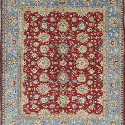 Ziegler 8' 1" X 9' 5" Hand Knotted Wool Rug 8' 1" X 9' 5" (246 X 287) / Red / Wool