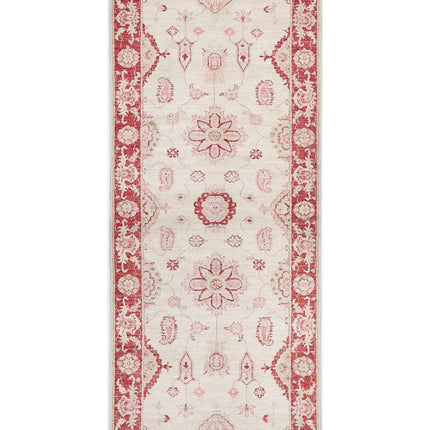 Ziegler 2' 7" X 6' 8" Hand Knotted Wool Rug 2' 7" X 6' 8" (79 X 203) / Ivory / Wool