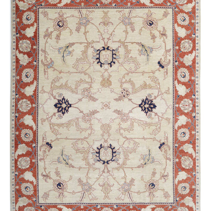 Ziegler 9' 0" X 11' 8" Hand Knotted Wool Rug 9' 0" X 11' 8" (274 X 356) / Gold / Wool