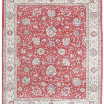 Ziegler 8' 2" X 10' 0" Hand Knotted Wool Rug 8' 2" X 10' 0" (249 X 305) / Red / Wool
