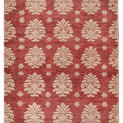 Ziegler 3' 2" X 4' 0" Hand Knotted Wool Rug 3' 2" X 4' 0" (97 X 122) / Red / Wool