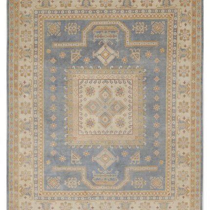 Ziegler 7' 11" X 9' 9" Hand Knotted Wool Rug 7' 11" X 9' 9" (241 X 297) / Blue / Wool