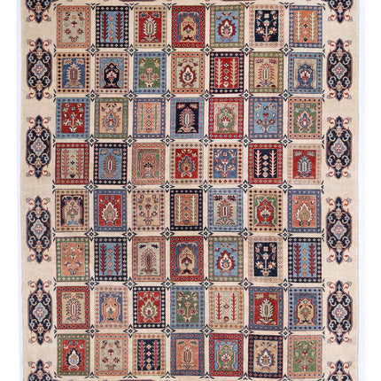 Ziegler 9' 1" X 11' 6" Hand Knotted Wool Rug 9' 1" X 11' 6" (277 X 351) / Ivory / Wool