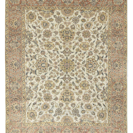 Ziegler 8' 11" X 11' 4" Hand Knotted Wool Rug 8' 11" X 11' 4" (272 X 345) / Ivory / Wool