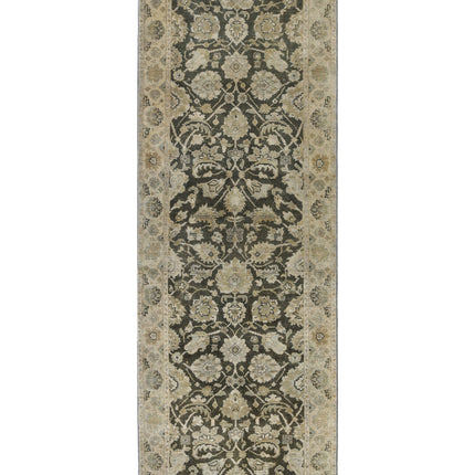 Ziegler 2' 7" X 7' 4" Hand Knotted Wool Rug 2' 7" X 7' 4" (79 X 223) / Green / Wool