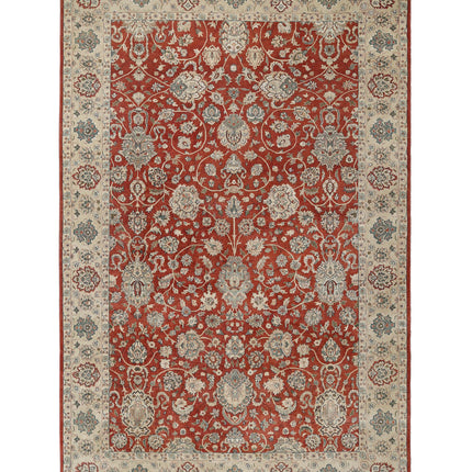 Ziegler 11' 9" X 18' 0" Hand Knotted Wool Rug 11' 9" X 18' 0" (358 X 549) / Rust / Wool