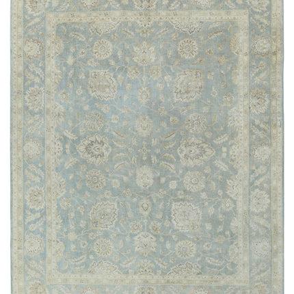 Ziegler 7' 11" X 9' 10" Hand Knotted Wool Rug 7' 11" X 9' 10" (241 X 300) / Ivory / Wool