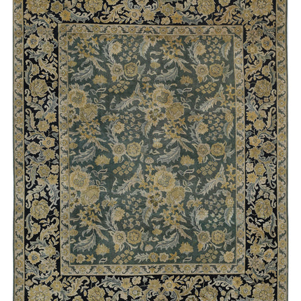 Ziegler 7' 10" X 10' 0" Hand Knotted Wool Rug 7' 10" X 10' 0" (239 X 305) / Green / Wool
