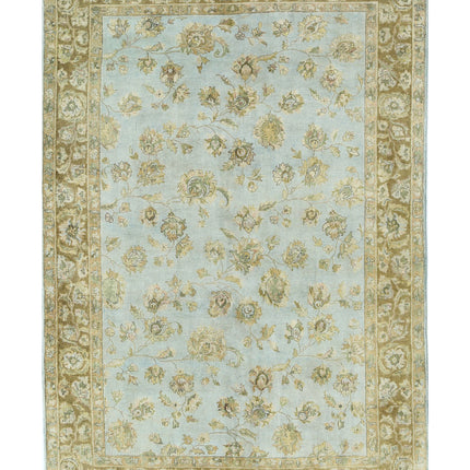 Ziegler 5' 10" X 8' 6" Hand Knotted Wool Rug 5' 10" X 8' 6" (178 X 259) / Blue / Wool