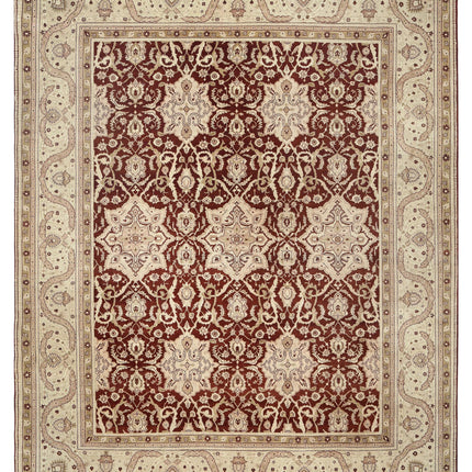 Ziegler 11' 9" X 14' 7" Hand Knotted Wool Rug 11' 9" X 14' 7" (358 X 444) / Rust / Wool