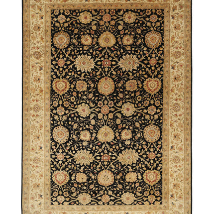 Ziegler 11' 9" X 17' 9" Hand Knotted Wool Rug 11' 9" X 17' 9" (358 X 541) / Black / Wool