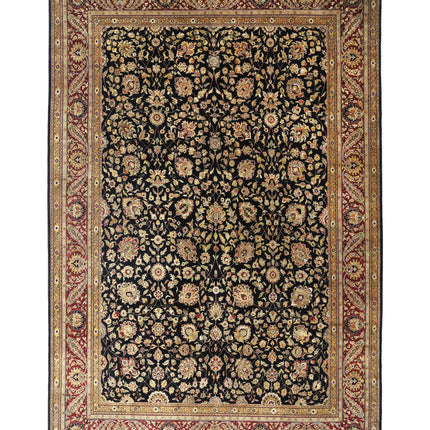 Ziegler 11' 9" X 17' 11" Hand Knotted Wool Rug 11' 9" X 17' 11" (358 X 546) / Black / Wool