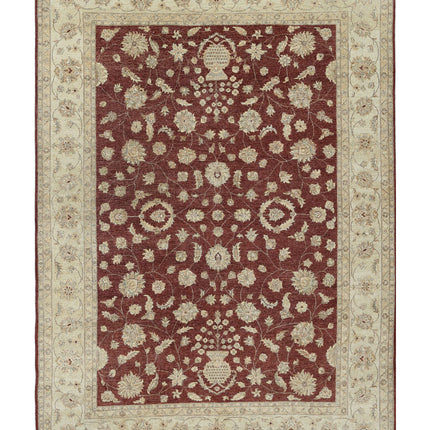 Ziegler 9' 10" X 13' 9" Hand Knotted Wool Rug 9' 10" X 13' 9" (300 X 419) / Rust / Wool